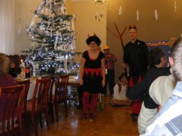 Wigilia w Domu Pomocy Społecznej w Podzamku 23 Grudnia 2014r.